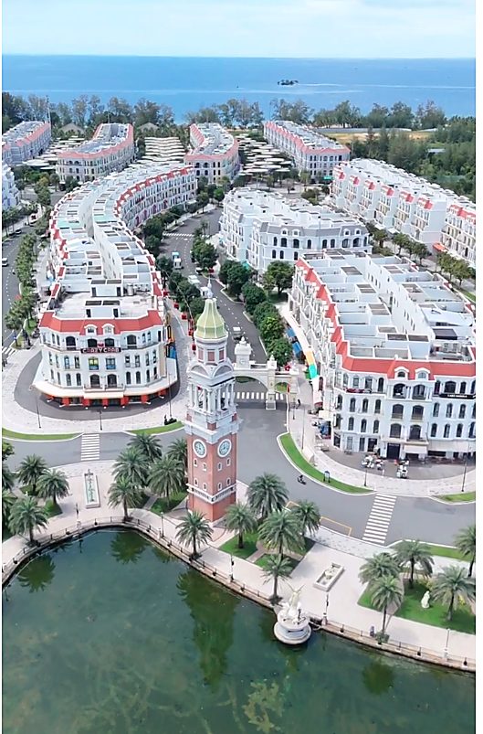 Grand World in north Phu Quoc from above